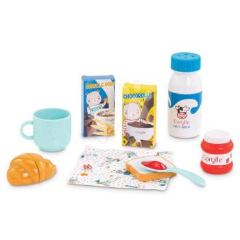 Reggeliző készlet croissanttal Breakfast Set Corolle 36-42 cm játékbabának 9 kiegészítő 24 hó-tól kép
