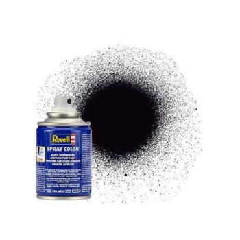 Revell festék spray - 34108: matt fekete (black mat) kép