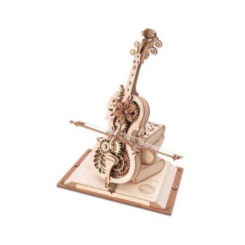 RoboTime 3D fa mechanikus puzzle Varázslatos cselló (elektromos meghajtás) kép