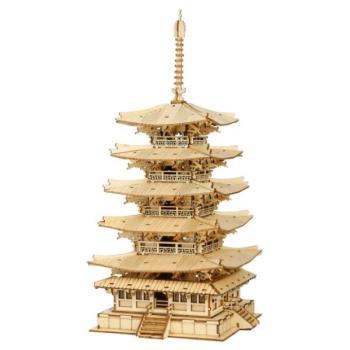 RoboTime fa 3D puzzle Ötemeletes pagoda kép