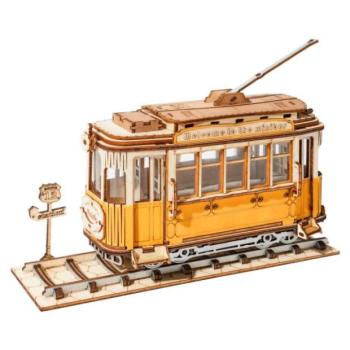 RoboTime fa 3D puzzle Történelmi villamos kép