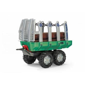 Rollytoys fa pótkocsi fa pótkocsi 2 tengelyes-zöld kép