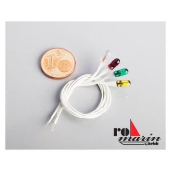 Romarin zöld lámpa 6 V / 50 mA pr. 3 mm-es (50) kép