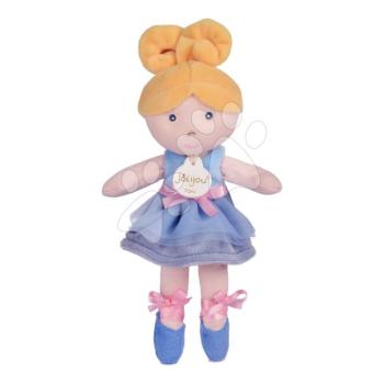 Rongybaba balerina My Ballerina Doll Blue Jolijou 25 cm kék szoknyában puha textilből 12 hó-tól kép