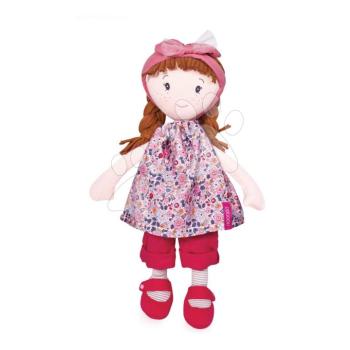 Rongybaba Capucine Having Fun Jolijou 36 cm barna hajjal mintás ruhában puha textilből 5 évtől kép