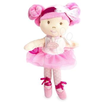 Rongybaba Les Tutus de Doudou Jolijou 23 cm rózsaszín ruhácskában puha textilanyagból 3 különböző modell 4 évtől kép