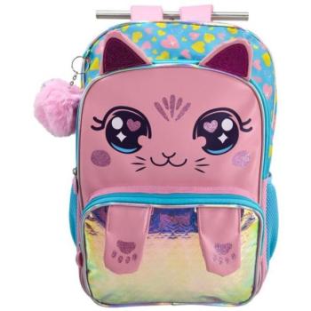 Rózsaszín Macska Hátizsák 42 cm kép