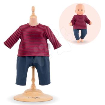 Ruha szett Striped T-shirt&Pants Mon Grand Poupon Corolle 36 cm játékbaba részére 24 hó-tól kép