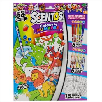 Scentos: Színezhető számkifestő