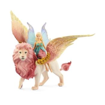 Schleich Elfia tündér szárnyas oroszlánon kép