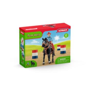 Schleich Hordóverseny cowgirllel