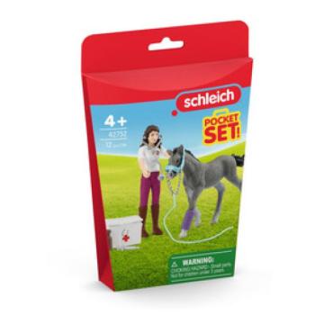 Schleich Horse Club Mrs. Kramer Csikóval kép
