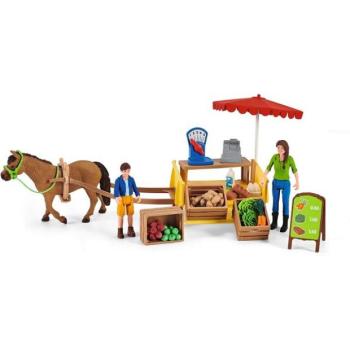 Schleich Mobil mezőgazdasági stand