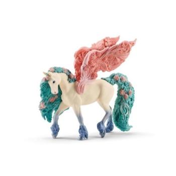 Schleich Pegas virágos kép