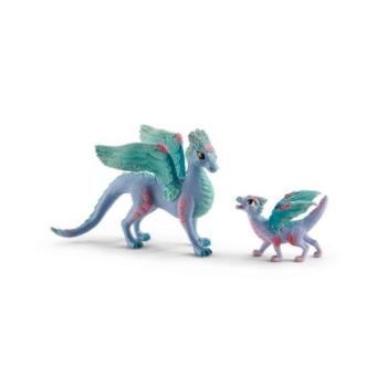 Schleich virág sárkány kölyökkel kép