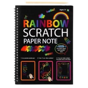 Scratch/Scratch notebook szivárvány 10 lapos kép