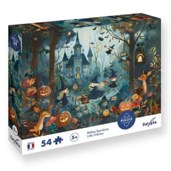 SENTOSPHERE Gyermek puzzle történettel Kis boszorkányok 54 darabos kép