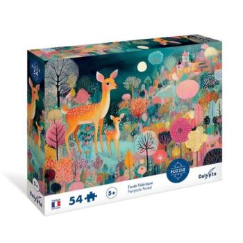 SENTOSPHERE Gyermek puzzle történettel Mesebeli erdő 54 darabos kép