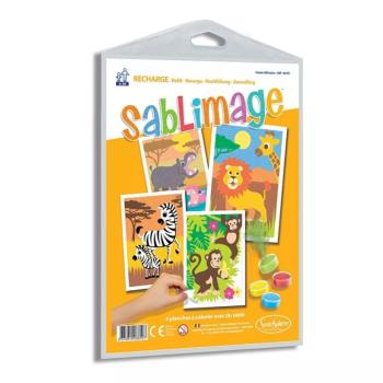 Sentosphere Képes készlet - Sablimage: Homokképek - Afrikai állatok kép