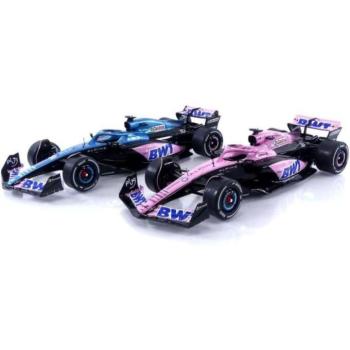 SET 2X F1 A523 TEAM BWT ALPINE PRESS LAUNCH LIVERY N 10 PIERRE GASLY - N 31 ESTEBAN OCON 2 kép