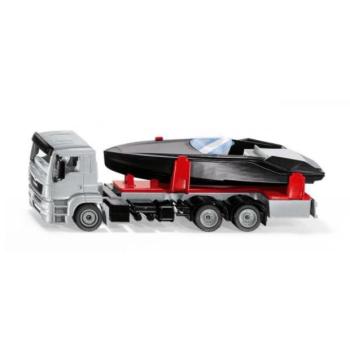 SIKU Super - MAN LKW hajóval kép
