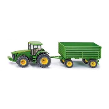 SIKU Farmer - John Deere traktor pótkocsival, 1:50 kép