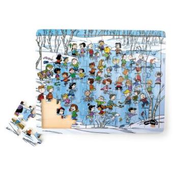 small foot Fa puzzle Snoopy télen