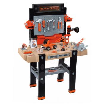 Smoby elektronikus szerelőműhely Black+Decker 360702 fekete-narancssárga kép