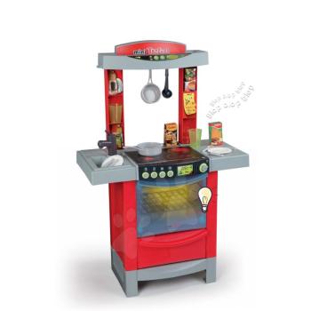 Smoby gyerekkonyha Cook'Tronic Tefal 24147 piros-ezüst kép