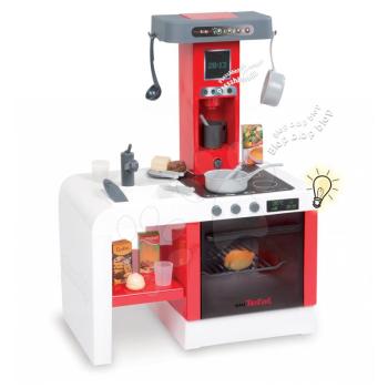 Smoby játékkonyha gyerekeknek Cheftronic Tefal 24114 piros-fehér kép