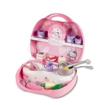 Smoby konyha gyerekeknek Hello Kitty mini bőröndben 24472 világos rózsaszín kép