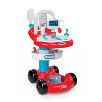 Smoby orvosi kocsi gyerekeknek 24422 piros-fehér kép
