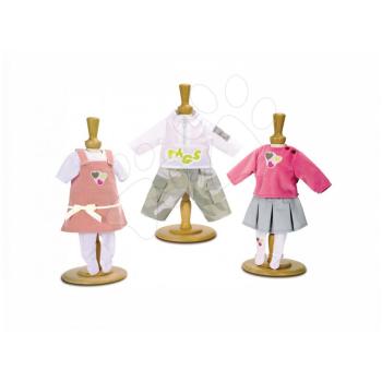Smoby ruhácskák Baby Nurse játékbabának 160065 rózsaszín/szürke/fehér kép