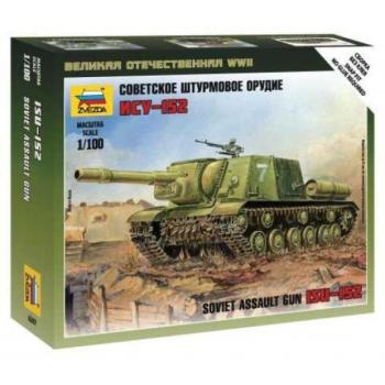 Snap Kit military 6207 - Szovjet rohamlöveg ISU-152 (1:100) kép