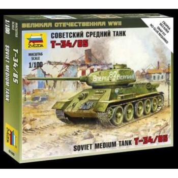Snap Kit tank 6160 - Szovjet közepes tank T-34/85 (1:100) kép