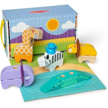 Spin Master Melissa & Doug Blockables építőkészlet Safari játékkészlet kép