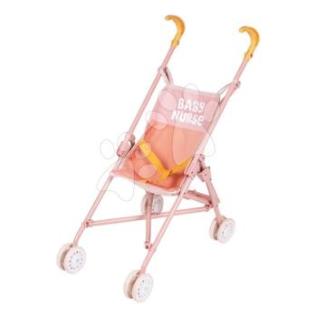 Sport babakocsi Foldable Pushchair Soft Baby Nurse Smoby 42 cm játék babának 57 cm magas tolókarral 24 hó-tól kép