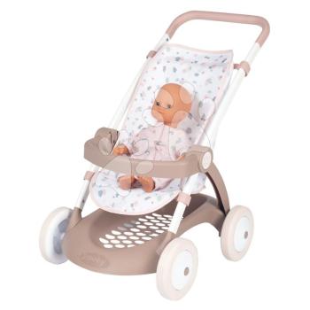 Sport babakocsi textil huzattal Pushchair Natur D'Amour Baby Nurse Smoby 42 cm játékbabának tolókar magassága 58 cm 18 hó-tól kép