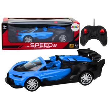 Sport RC távirányítós autó 1:18 kék kép