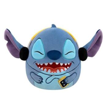 Squishmallows Disney Stitch fejhallgatóval, 17 cm kép
