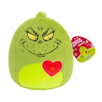Squishmallows Fuzz-A-Mallows Grinch Grinch szívvel kép