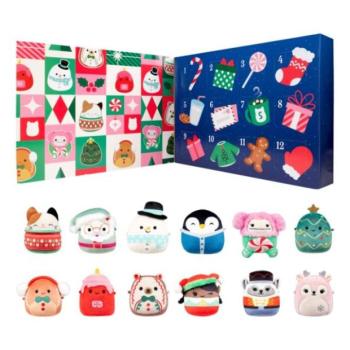 Squishmallows Micromallows 12 napos plüss adventi naptár