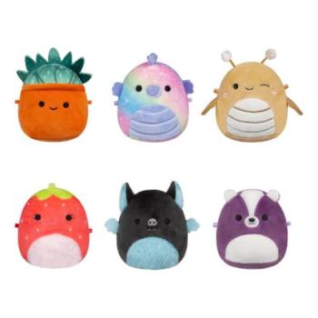 Squishmallows Micromallows 6 db-os csomag (Greer, Sloan, Emerald, Oz, Scarlet, Aldous) kép