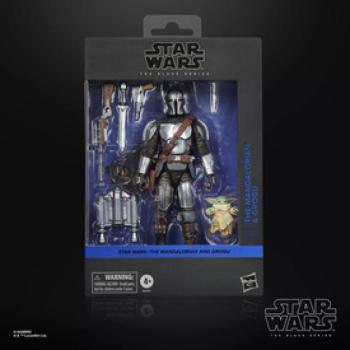 Star Wars Black Series Mandalóri És Grogu Figura kép