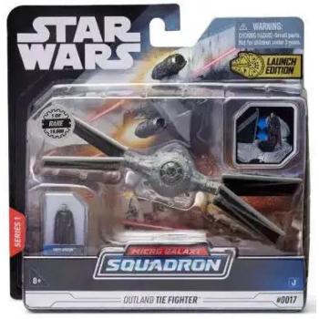Star Wars: Micro Galaxy Squadron jármű figurával 13 cm-es - Moff Gideon Outland TIE Fighterrel kép