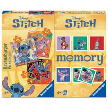 Stitch puzzle +memória kép