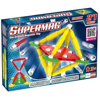 SUPERMAG mágneses építőkészlet Classic primary 27db kép
