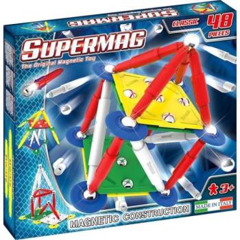 SUPERMAG mágneses építőkészlet Classic primary 48db kép