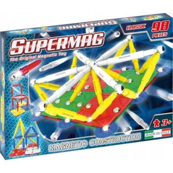 SUPERMAG mágneses építőkészlet Classic primary 98db kép