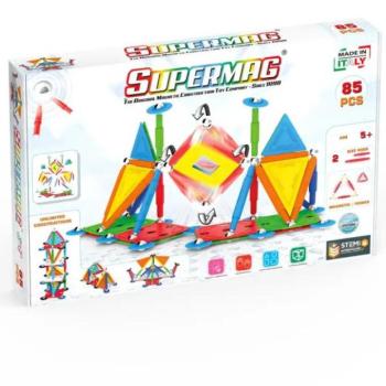 SUPERMAG mágneses építőkészlet Multicolor 85db kép